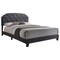 Homeroots 83 x 64 x 50 in. Queen Gray Fabric Bed 286159 - alternate 1